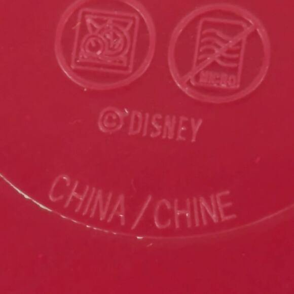 Mickey Minnie Mouse Christmas Tray Plates Serving Melamine Plaid Red Green New - Picture 6 of 16